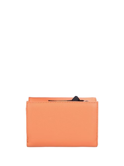 Leather wallet REBELLE | WALLET W/FLAP MSALMONE